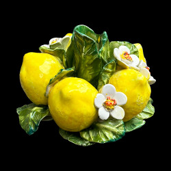 Petit bougeoir citron