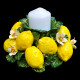 Candle holder lemon
