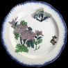 Bracquemond Pink chrysanthemums and butterfly Dinner plate