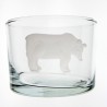 Short straight glass Bear