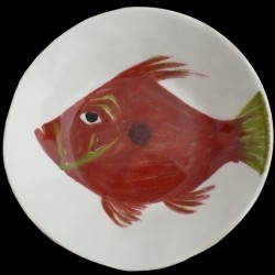 John Dory fish soup or pasta plate D 28 cm