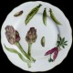 Assiette dessert légumes porcelaine de Limoges