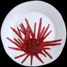 Majolica dinner plate sea urchin