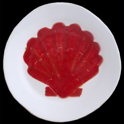 King scallop dinner table plate D 28 cm