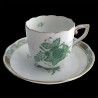 Coffee cup with saucer Apponyi Herend Osier