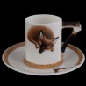 Royal Doulton service renard tasse café et sous tasse milieu XXème