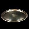 Silverplated round tray "Royal Hotel"