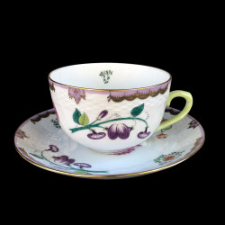 Large breakfast cup and saucer WBO Herend