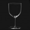 Red wine glass on stem crystal collection n°4