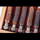 12 Fourchettes couteaux Victoriens bois cerf et métal argenté Joseph Rogers