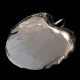 Paulownia leaf platter by Christofle, silver plated, c.1880