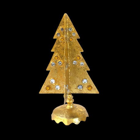 Short tree with gold & silver pearls