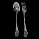 Christening Set with, Fork and Spoon in Sterling Silver