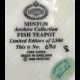 Minton Majolica Fish Teapot Limited Edition