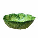 Majolica green cabbage bowl