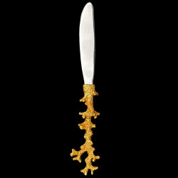 Fork gilded coral handle