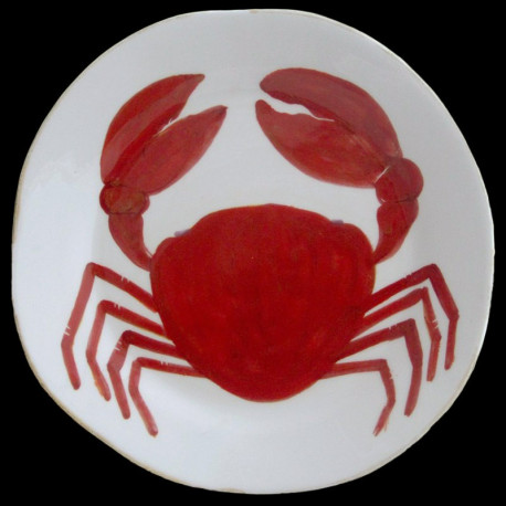 Crabe Assiette de table D 28cm