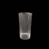 Figaro Ribbed Crystal Highball tumbler glass