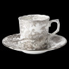 Royal Crown Derby Aves Platinum Coffee cup & saucer