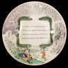 Sardine Dish in hand-painted earthenware Amieux Frères