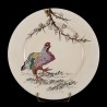 Rooster & Cherry blossom branch plate D 25,5 cm