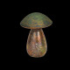 Green glass mushroom MS