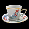 Tasse à café et sous-tasse en porcelaine "Sirenas" par Dali n° 520/1000
