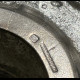Candélabre à 4 bras bronze argenté rocaille Christofle avec centre vase H 46,5 cm