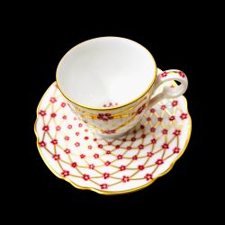 Coffee cup and saucer Elisabeth collection